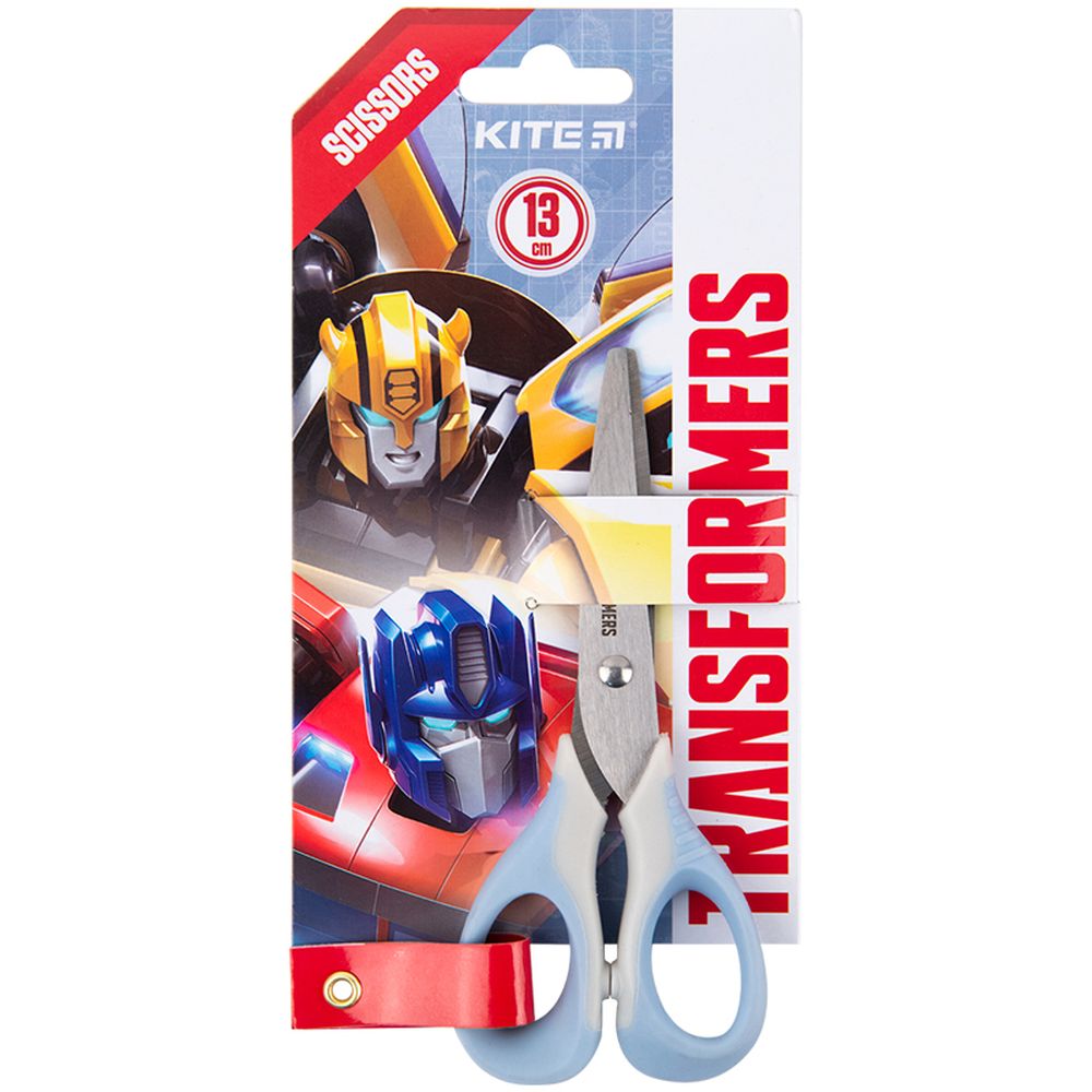 Ножницы детские Kite Transformers с резиновыми вставками 13 см (TF23-016) - фото 1