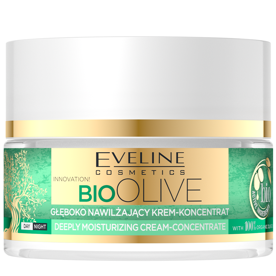 Глубоко увлажняющий крем-концентрат Eveline Bio Olive, 50 мл - фото 1