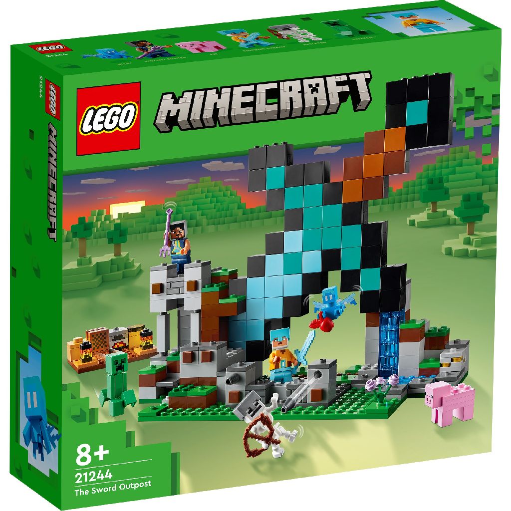 Конструктор LEGO Minecraft Форпост с мечом 427 деталей (21244) - фото 2