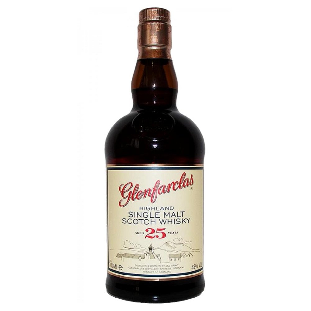 Виски Glenfarclas 25 yo Single Malt Scotch Whisky 43% 0.7 л - фото 1