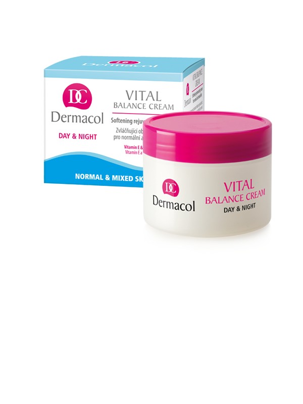Крем смягчающий Dermacol Vital Balance, для нормальной и комбинированной кожи, 50 мл - фото 1