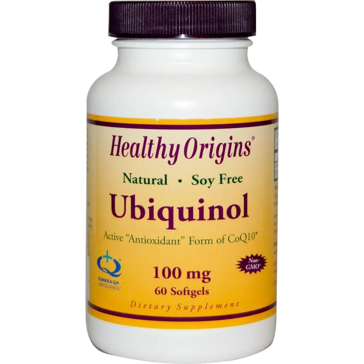 Убіхінол Healthy Origins Ubiquinol 100 мг 30 желатинових капсул - фото 1