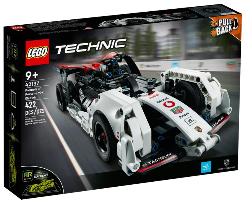 Конструктор LEGO Technic Formula E Porsche 99X Electric, 422 деталей (42137) - фото 2