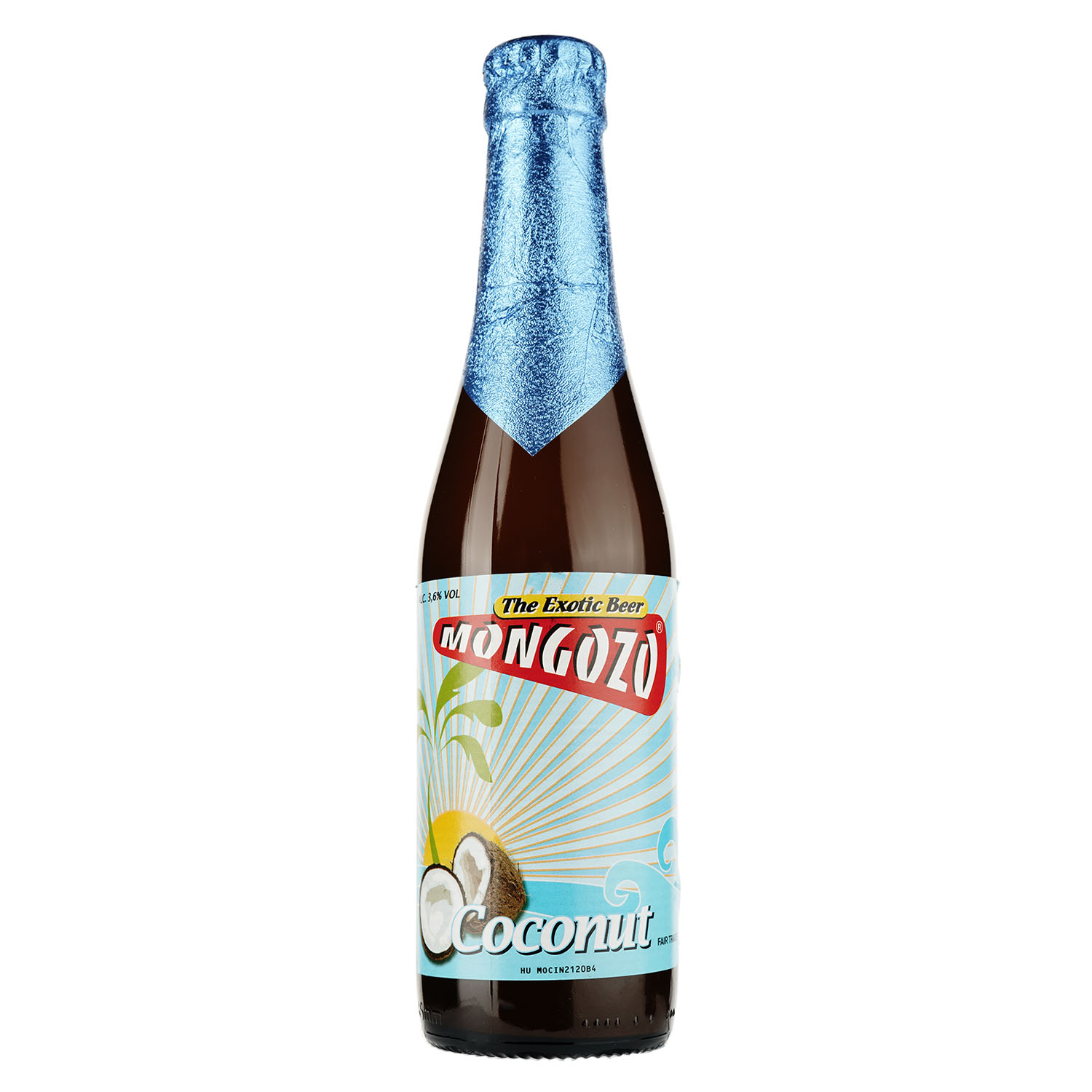 Пиво Mongozo Coconut, світле, 3,6%, 0,33 л - фото 1