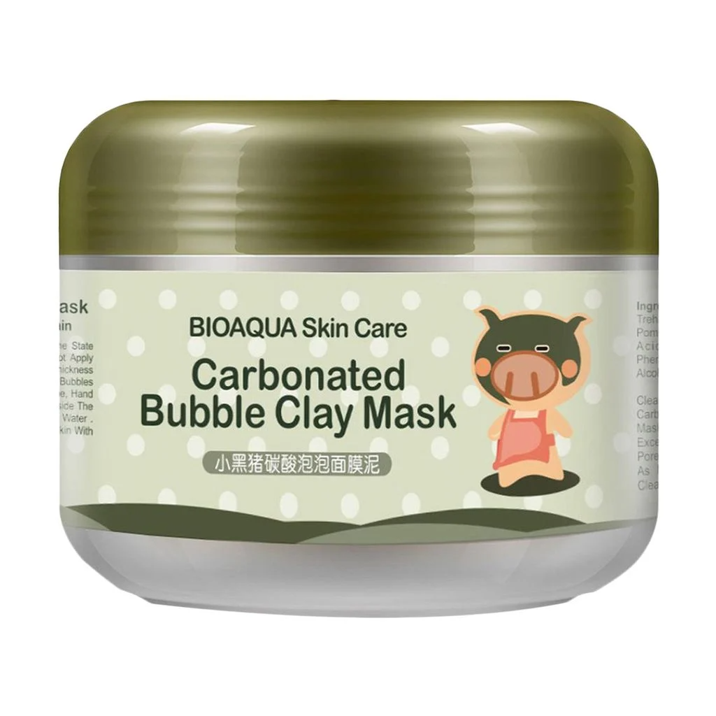Маска для обличчя Bioaqua Carbonated Bubble Clay Mask,100 мл - фото 1