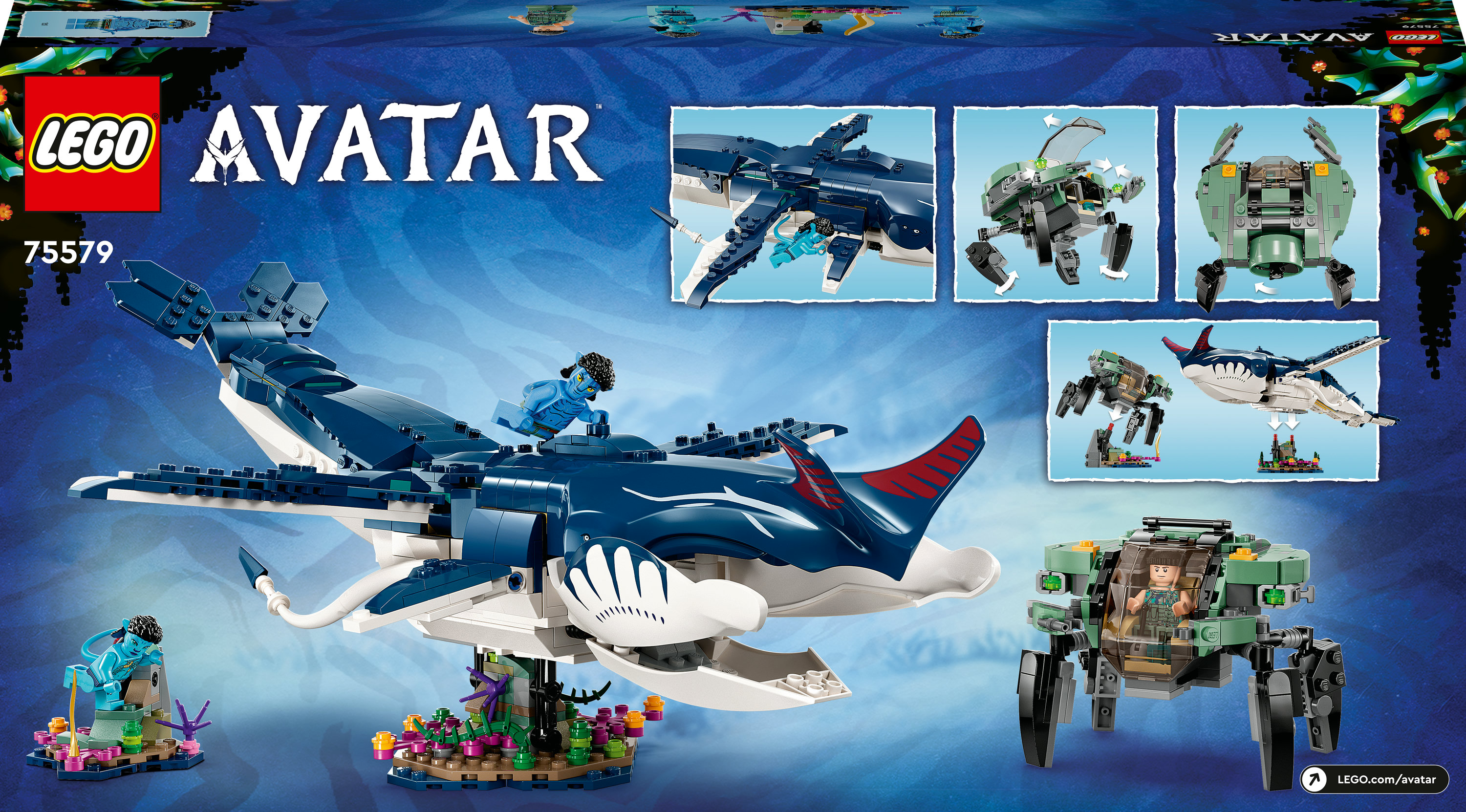 Конструктор LEGO Avatar Payakan the Tulkun & Crabsuit, 761 деталей (75579) - фото 9