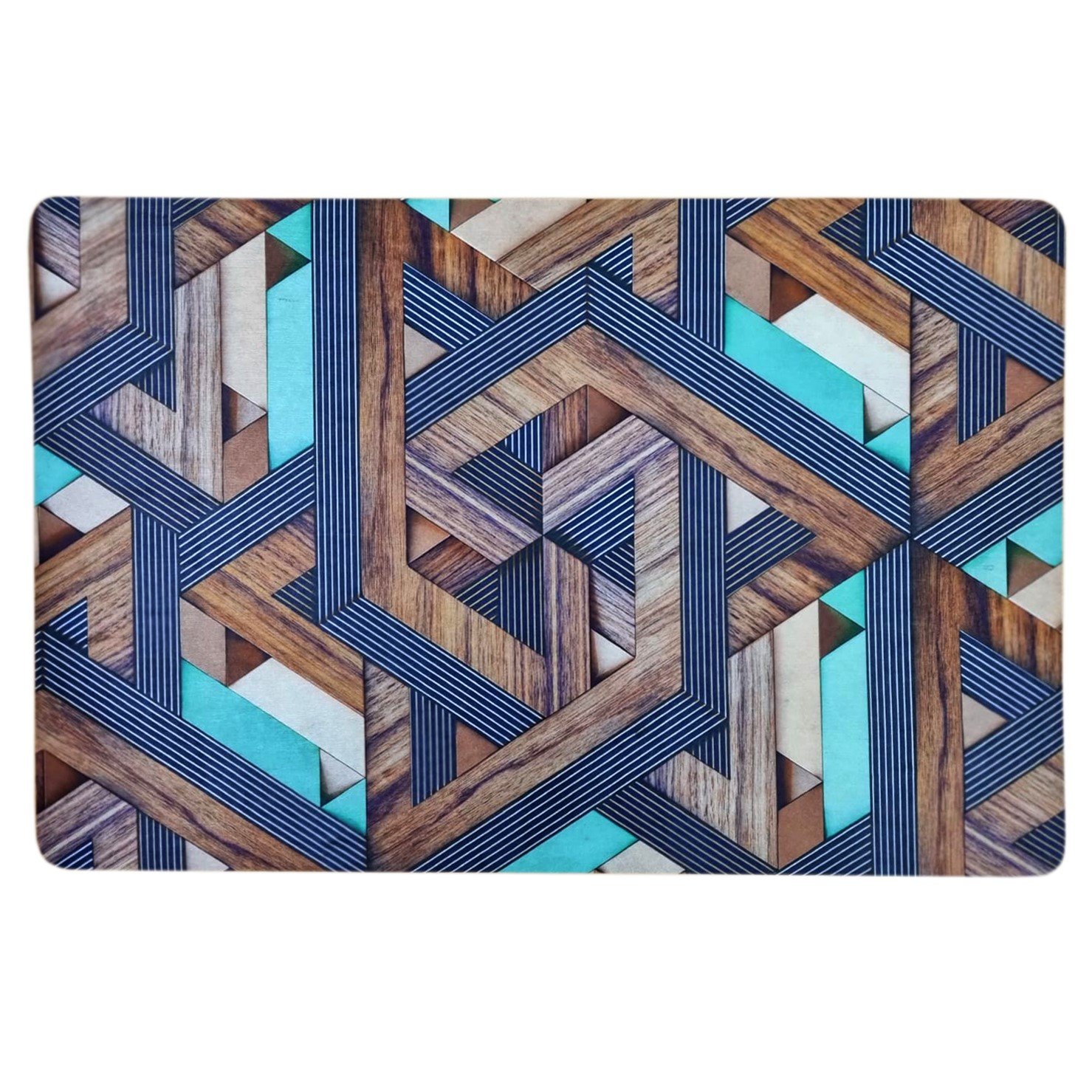 Килимок універсальний Izzihome View, 70х45 см, синій (2840-17) - фото 1
