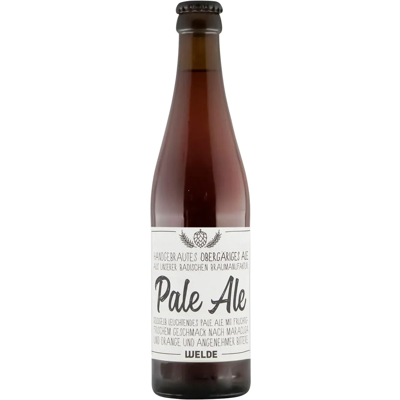 Пиво Welde Craft Pale Ale светлое фильтрованное 4.8% 0.33 л - фото 1