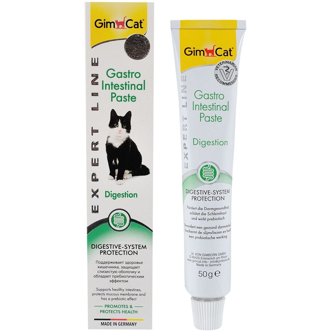 Паста для кошек GimCat Expert Line Gastrointestinal, 50 г - фото 1