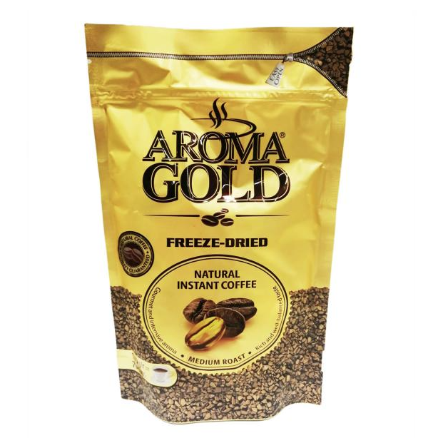 Кава розчинна Aroma Gold, 140 г (895285) - фото 1