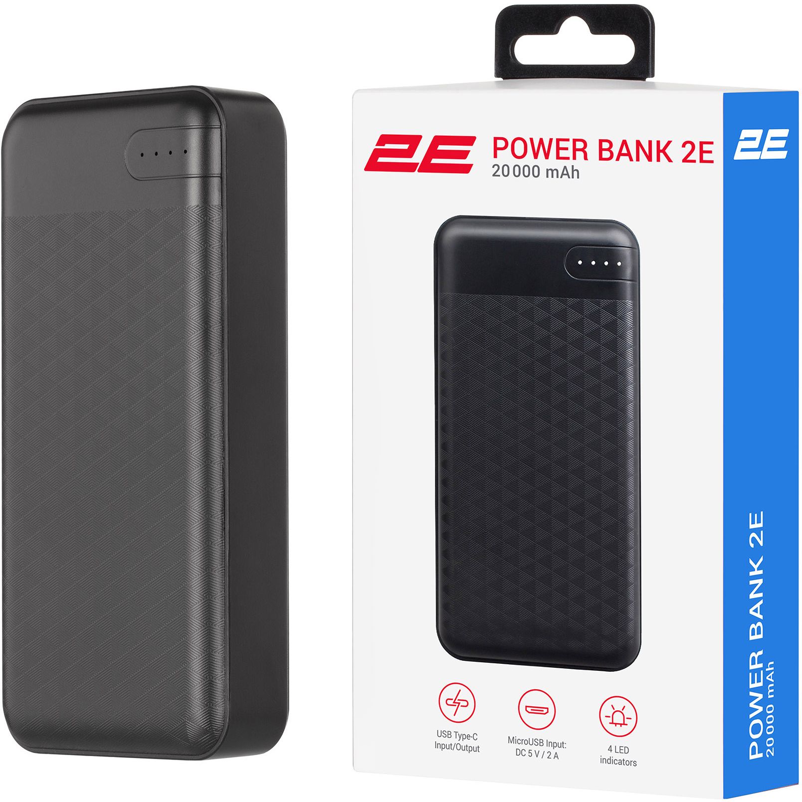 Портативное зарядное устройство 2E Power Bank 20000 мАч (2E-PB2004-BLACK) - фото 6