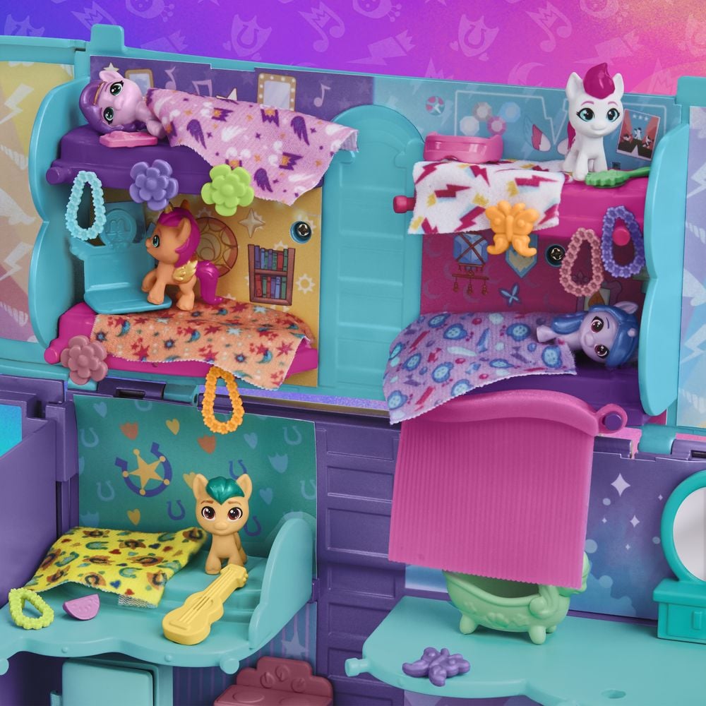 Игровой набор My Little Pony Playset Mini World Magic Mare Stream Buildable Trailer Camper Van (F7650) - фото 7