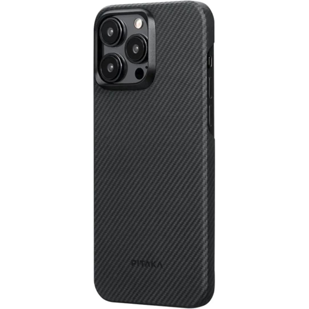 Чехол-накладка Pitaka MagEZ Case 4 Twill 600D Black/Grey для iPhone 15 Pro Max - фото 2