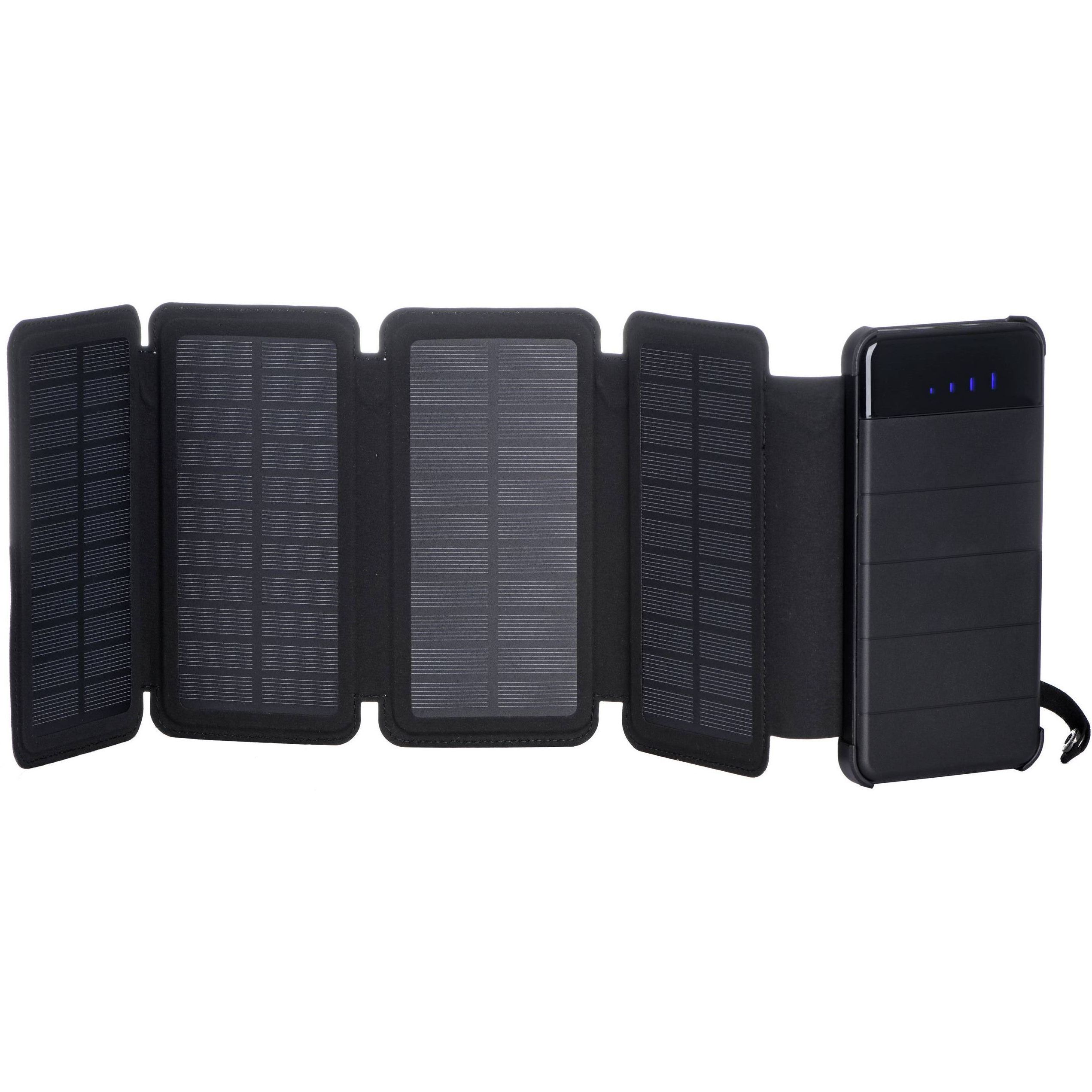 Портативний зарядний пристрій 2E Power Bank Solar 8000 мАг (2E-PB814-BLACK) - фото 1