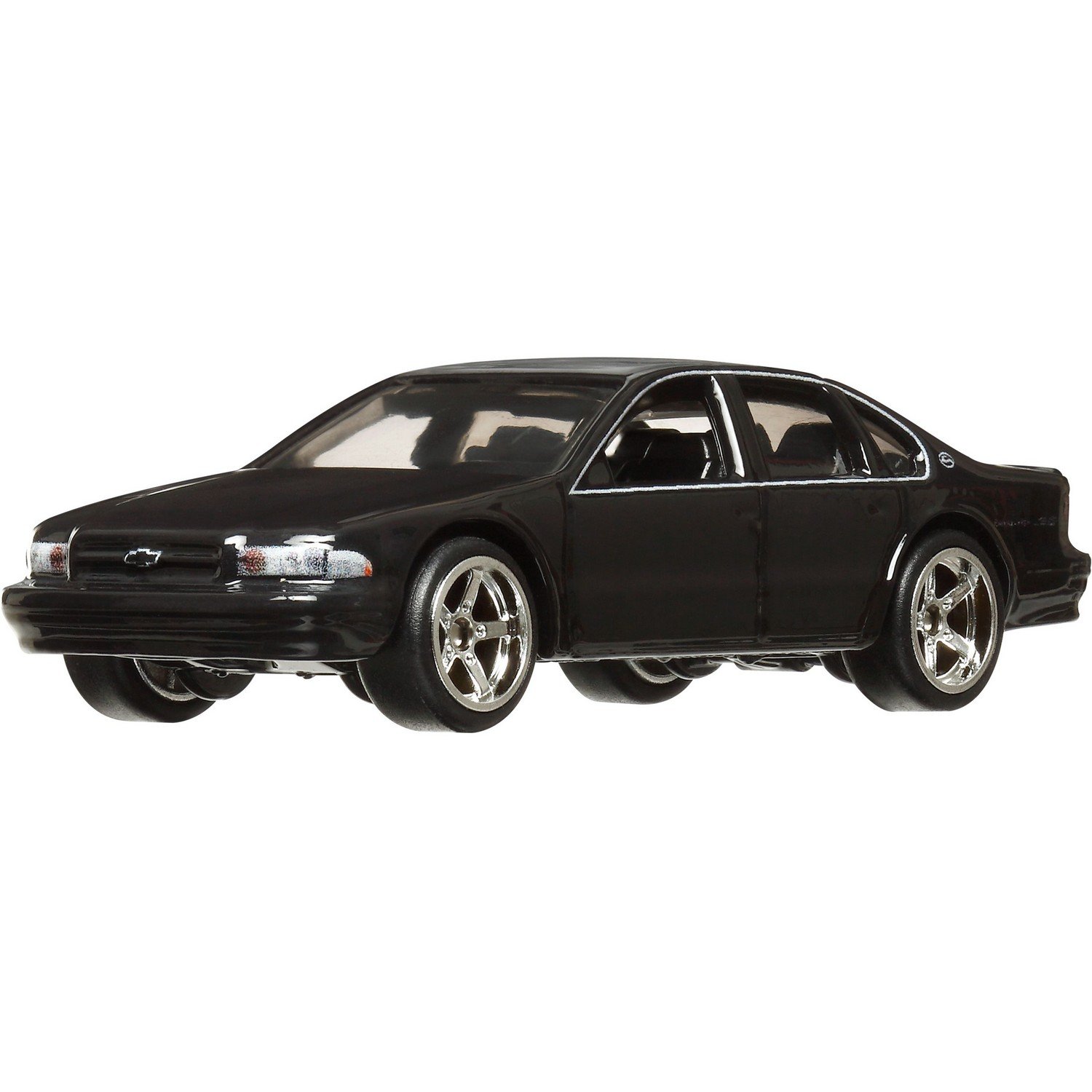 Коллекционная модель машинки Hot Wheels Премиальные автомобили '96 Chevy Impala SS черная (GJT68/HKF20) - фото 2