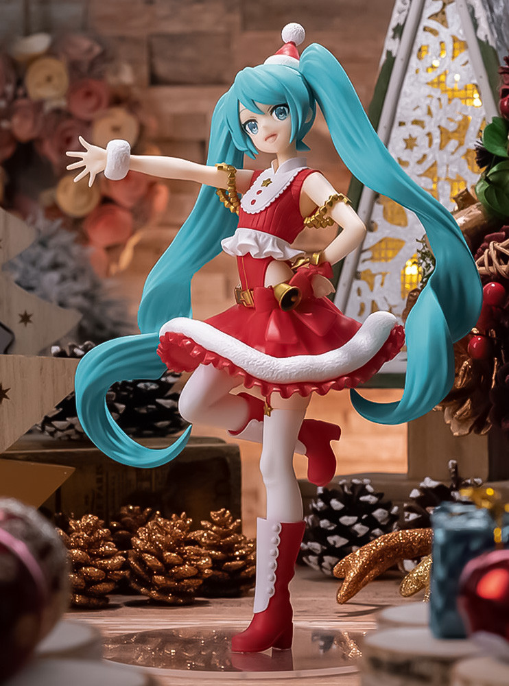 Фигурка Sega Luminasta Vocaloid Hatsune Miku Christmas Вокалоиды Мику Хацуне Рождество 250 см SL V HMC 20 - фото 3