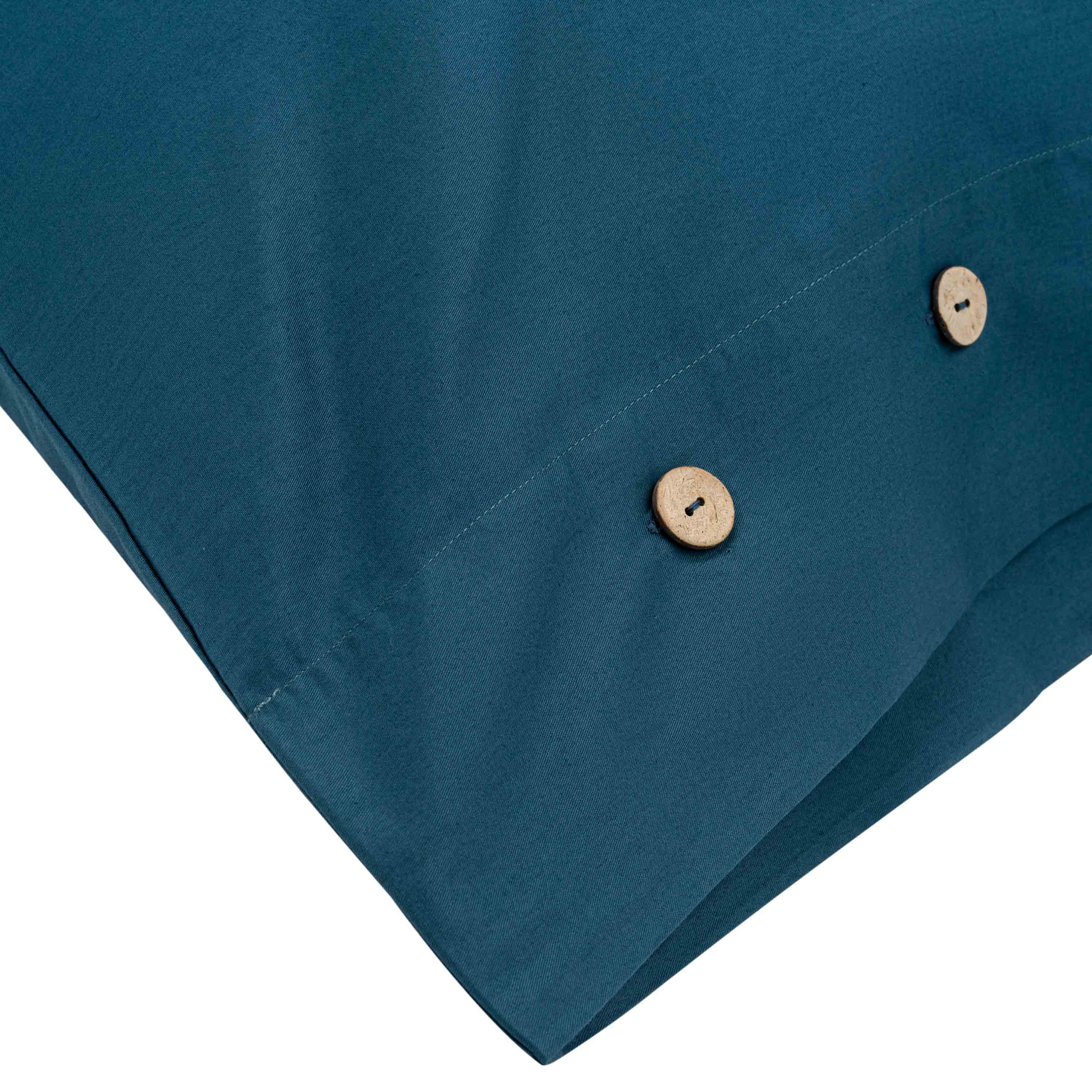 Комплект постельного белья Ardesto Mix&Match сатин двуспальный евро синий (ART2022SB) - фото 8