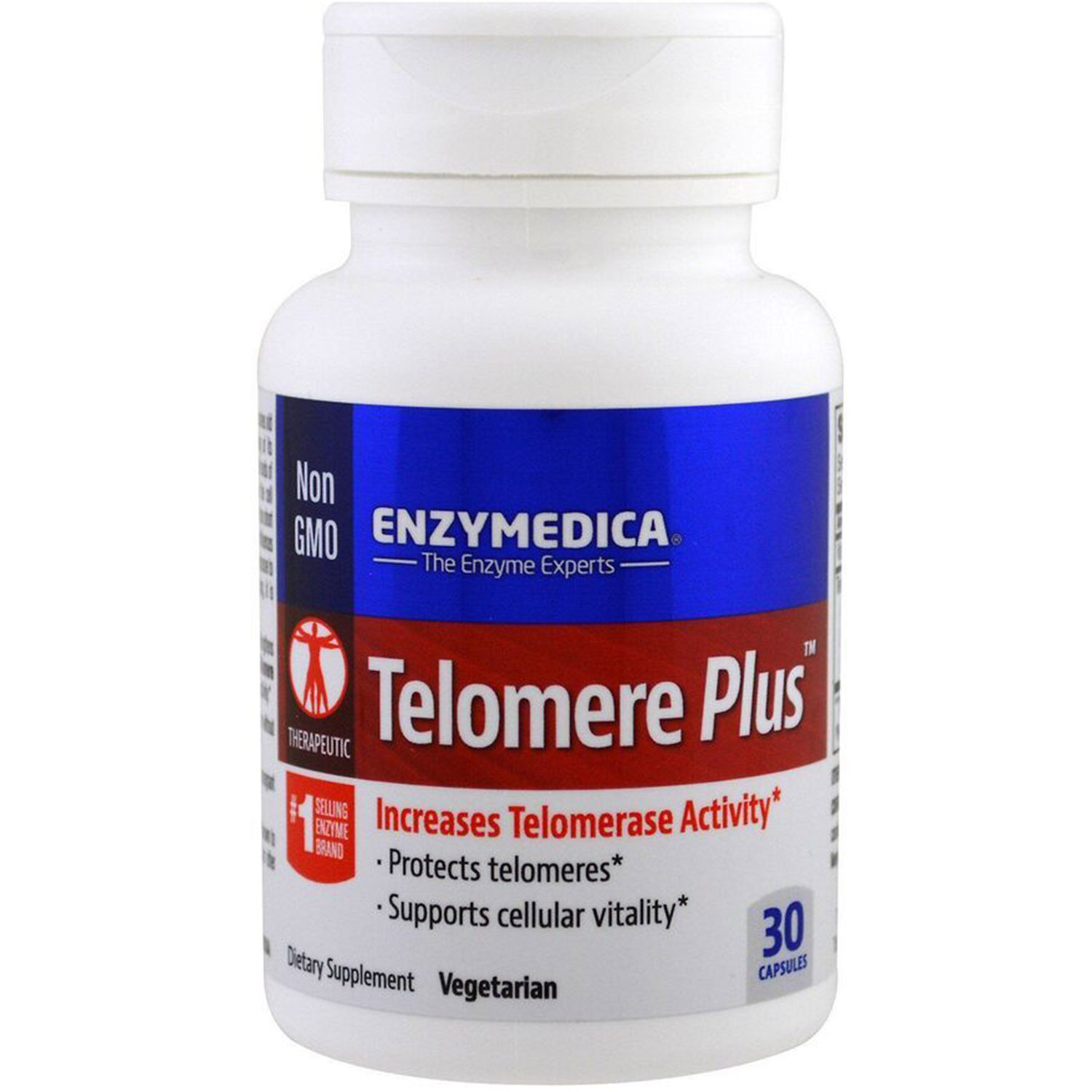 Теломер Плюс Enzymedica Telomere Plus 30 капсул - фото 1