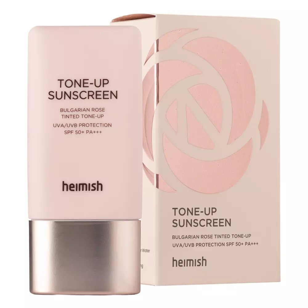 Тонуючий сонцезахисний крем для обличчя Heimish Bulgarian Rose Tone-up Sunscreen SPF 50+ PA+++ - 30 мл - фото 5