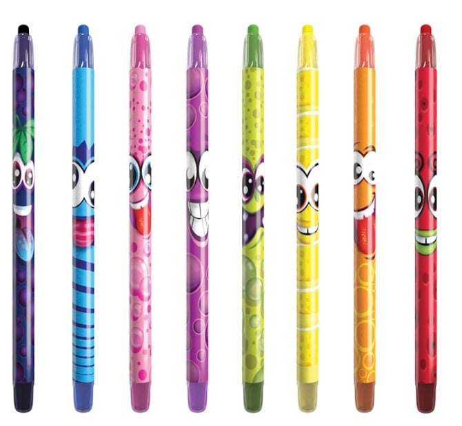 Набір ароматних воскових олівців для малювання Scentos Веселка, 8 кольорів (41102) - фото 2