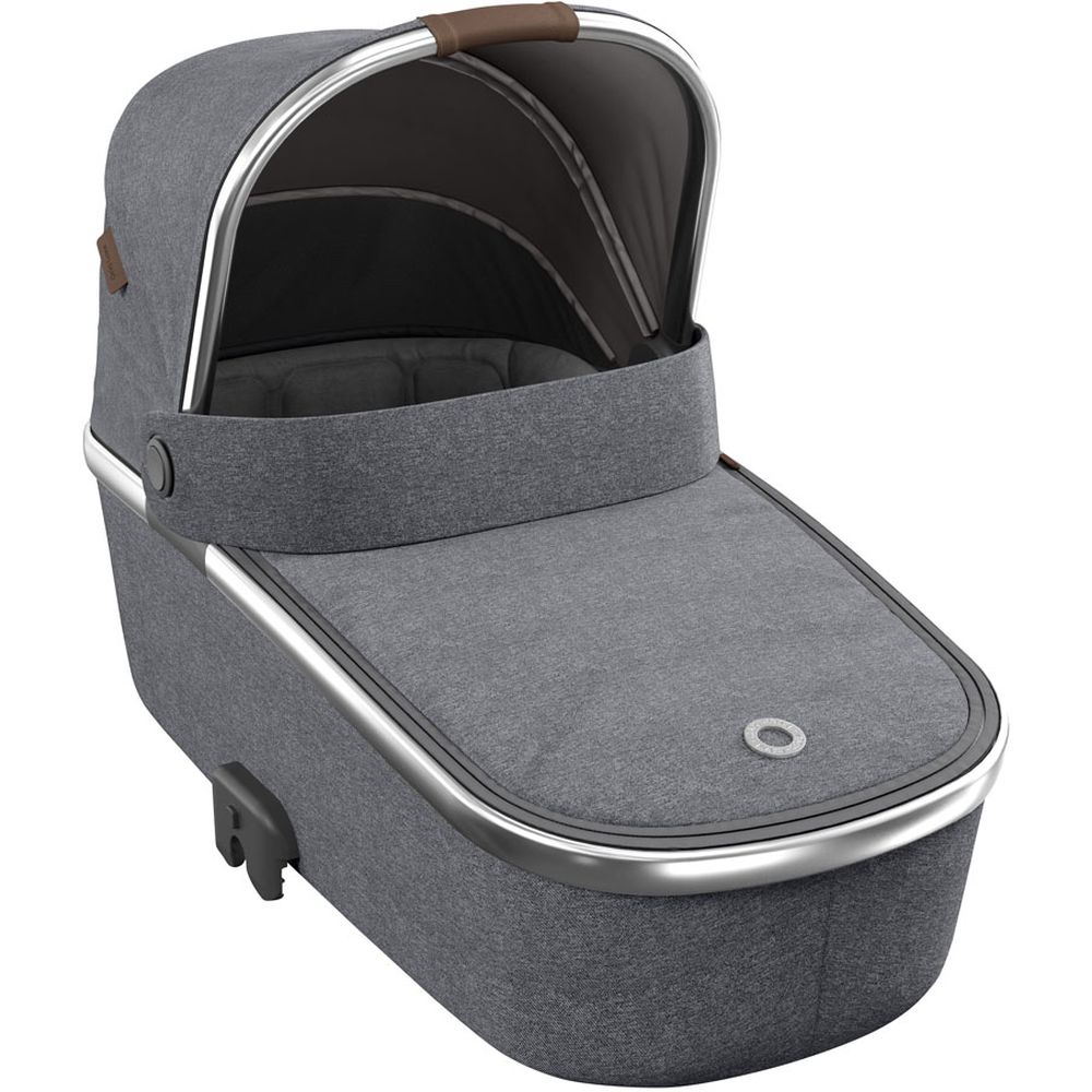 Люлька для коляски Maxi-Cosi Oria Luxe Twillic Grey, серая (1507370300) - фото 3