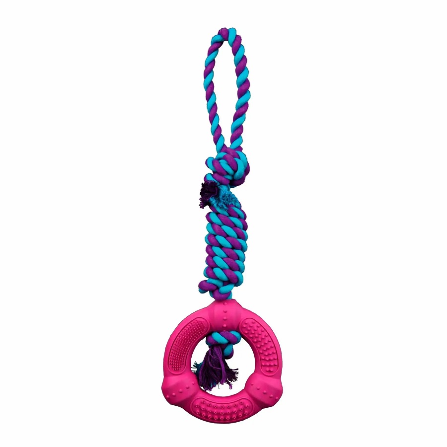 Игрушка для собак Trixie Кольцо Denta Fun,12 см/41 см, в ассортименте,1 шт. (33191) - фото 2