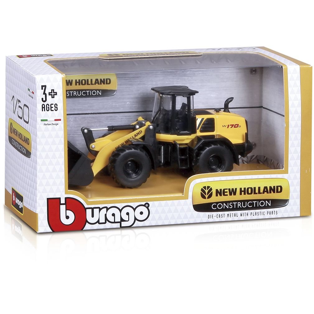 Автомодель Bburago Construction New Holland W170D Екскаватор (18-32083) - фото 3