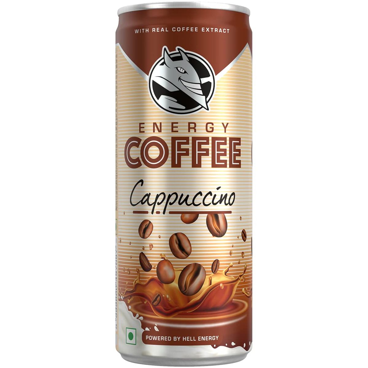 Холодна кава Hell Energy Coffee Cappuccino 0.25 л (828710) - фото 1