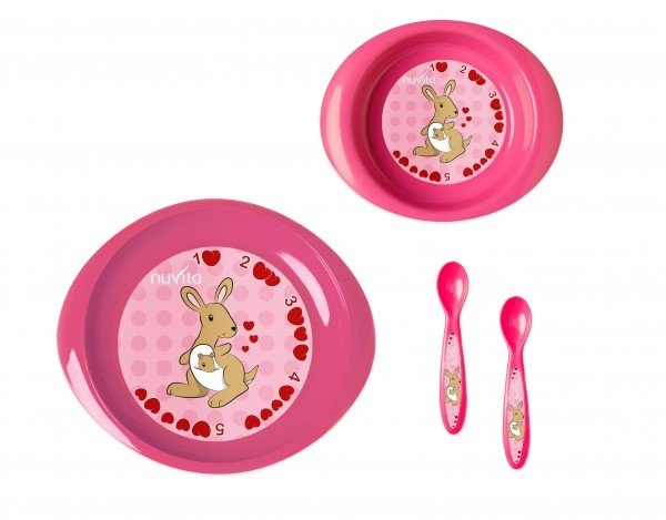 Набір посуду Nuvita, рожевий (NV1495Pink) - фото 1
