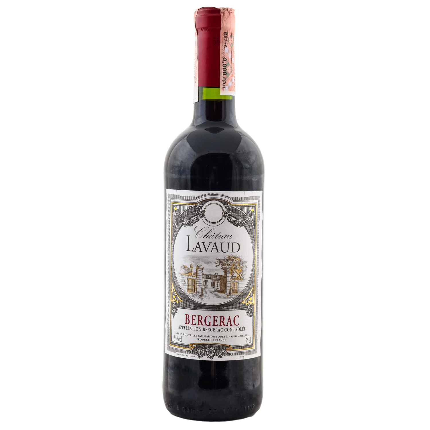 Вино Chateau Lavaud Bergerac, червоне, сухе, 0,75 л - фото 1