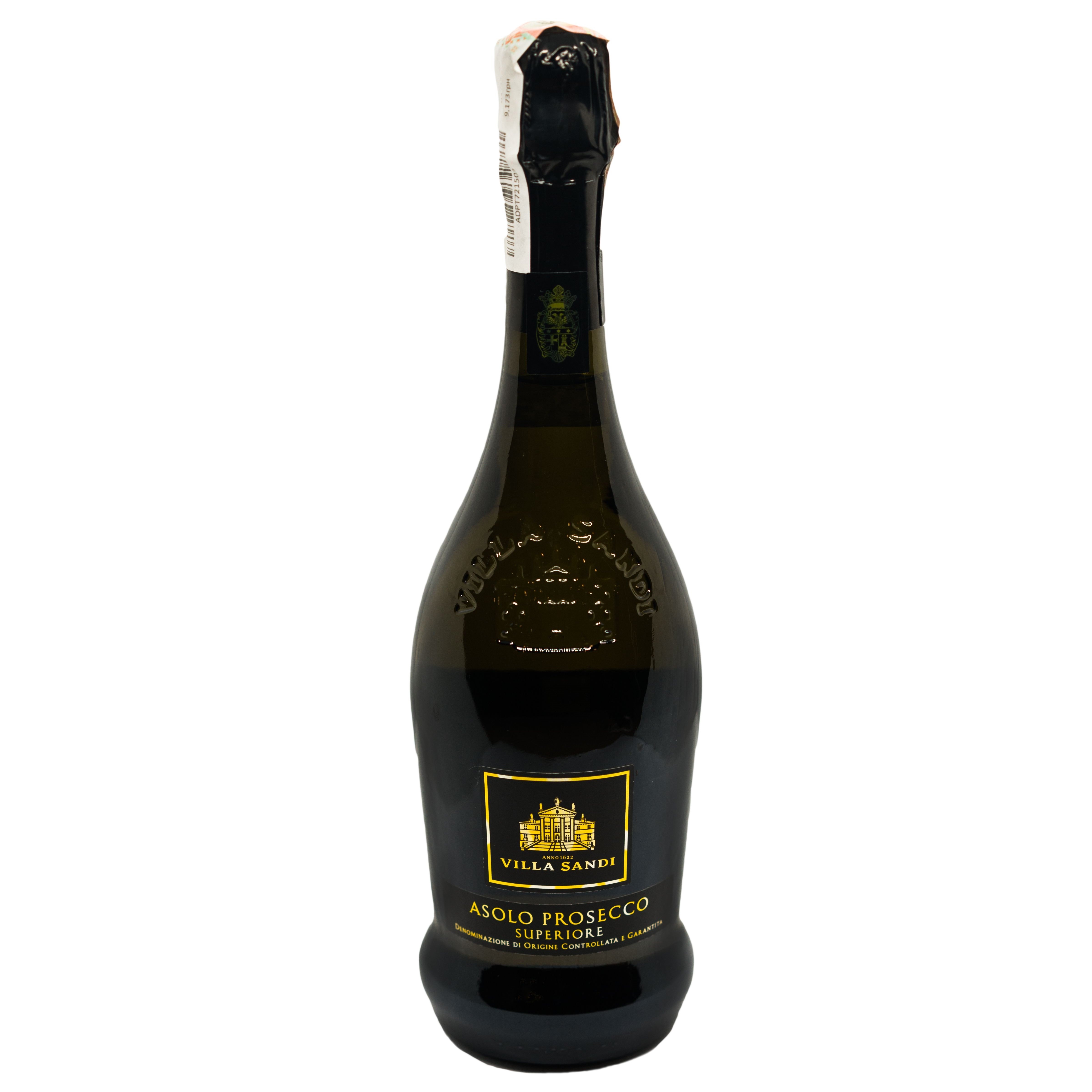 Игристое вино Villa Sandi Asolo Prosecco Superiore DOCG Extra Brut, белое, экстра-брют, 0,75 л - фото 1