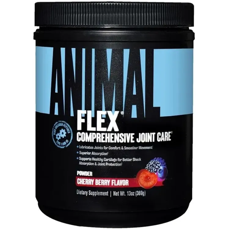 Мультикомпонентный хондропротектор Universal Nutrition Animal Flex Powder Вишня-Ягоды 369 г - фото 1