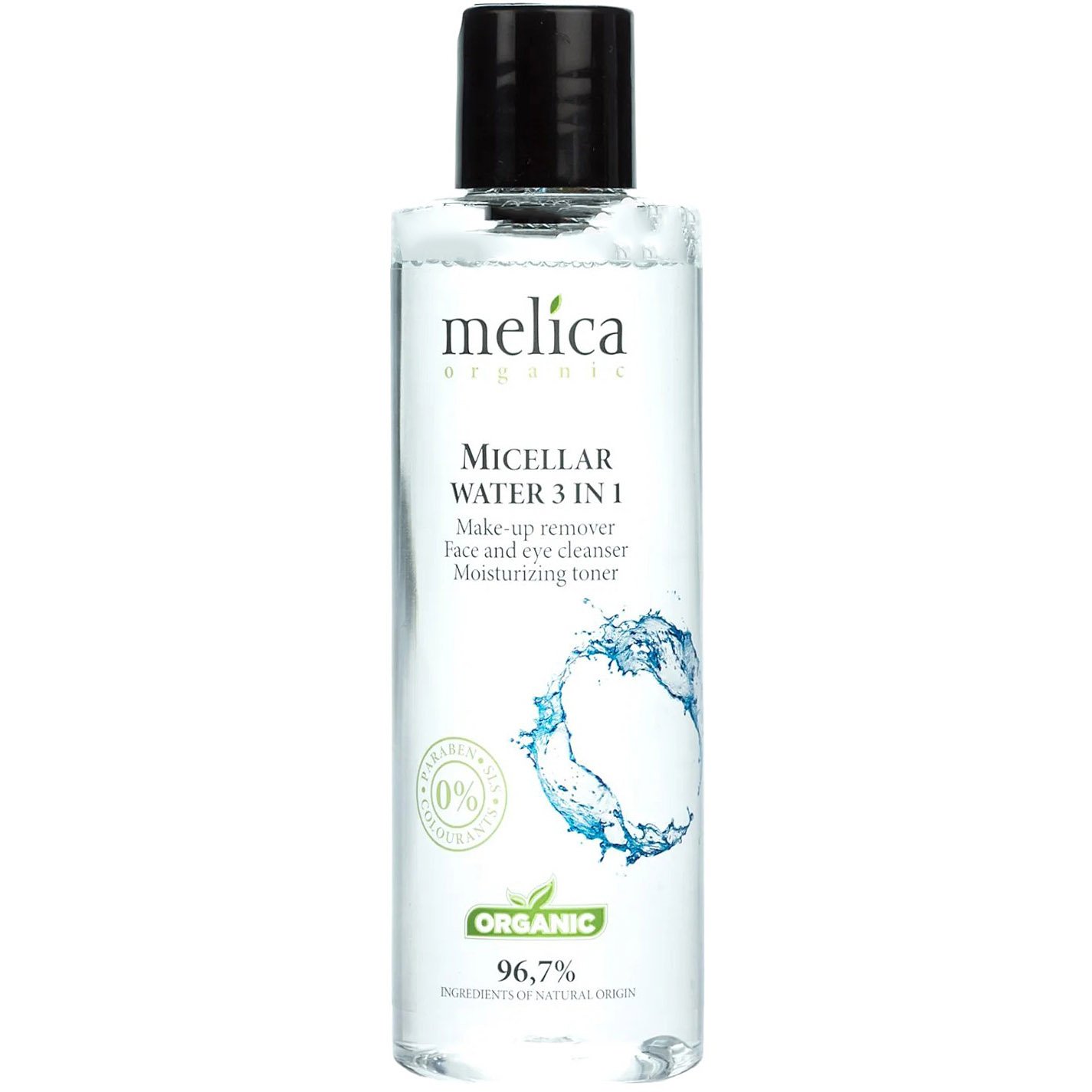 Міцелярна вода Melica Organic 3 в 1 200 мл - фото 1
