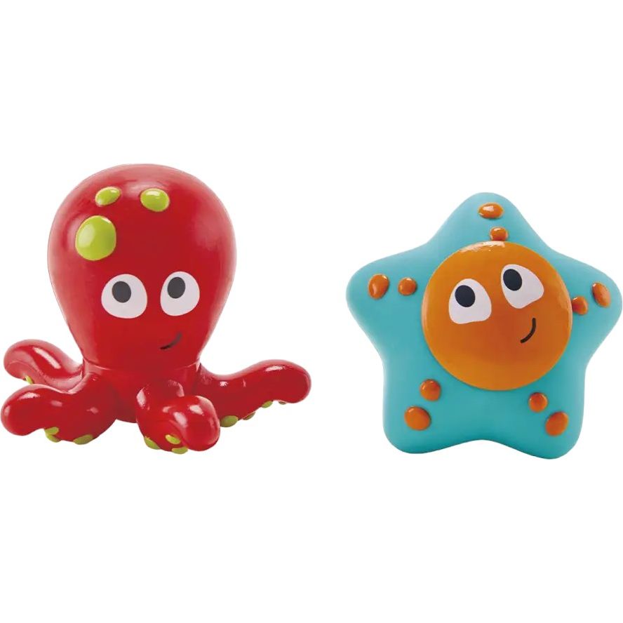Набір іграшок для ванної та басейну Hape Восьминіг і морська зірка (E0213) - фото 1