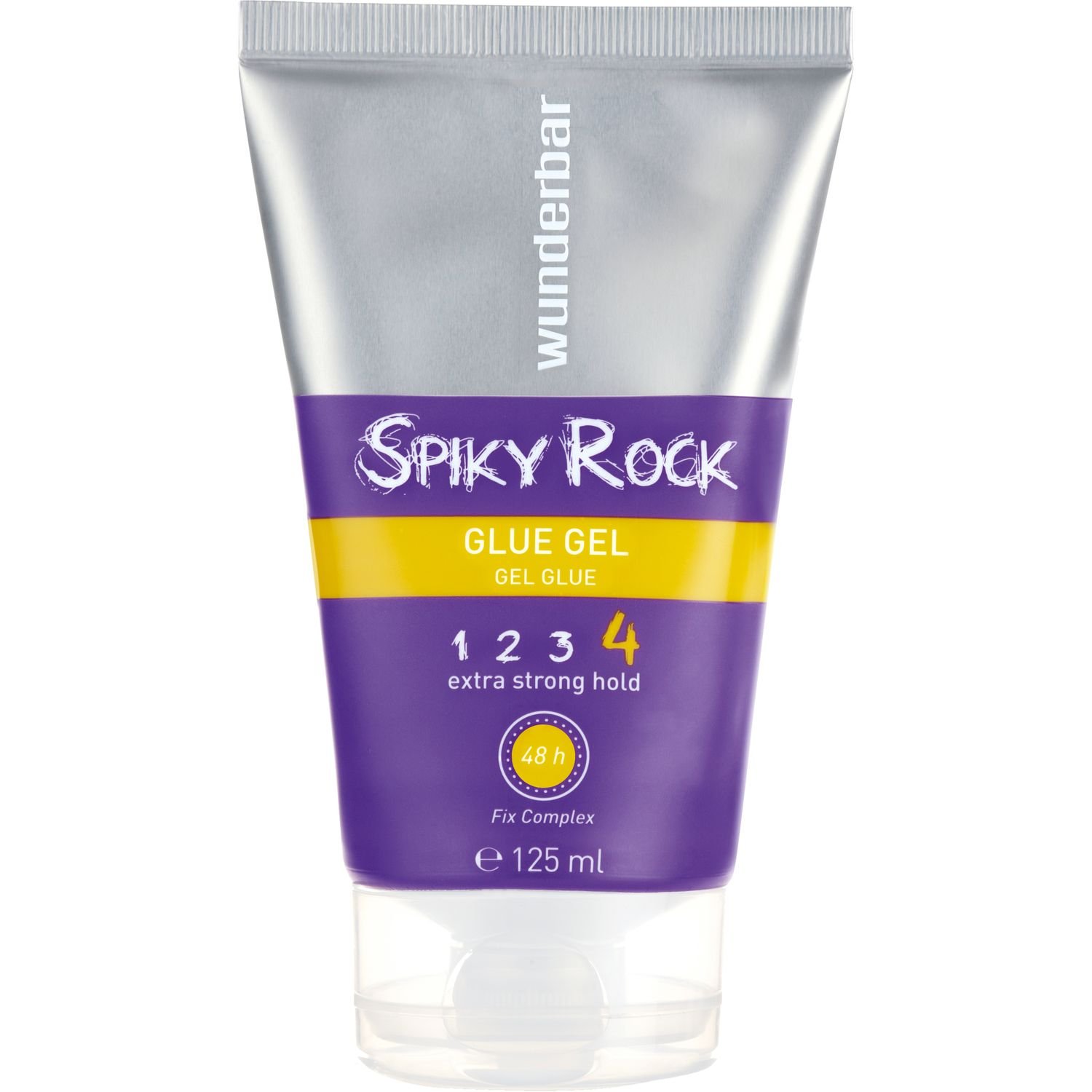 Гель для волосся Wunderbar Spiky Rock Glue Gel, для екстрасильної фіксації, 125 мл - фото 1
