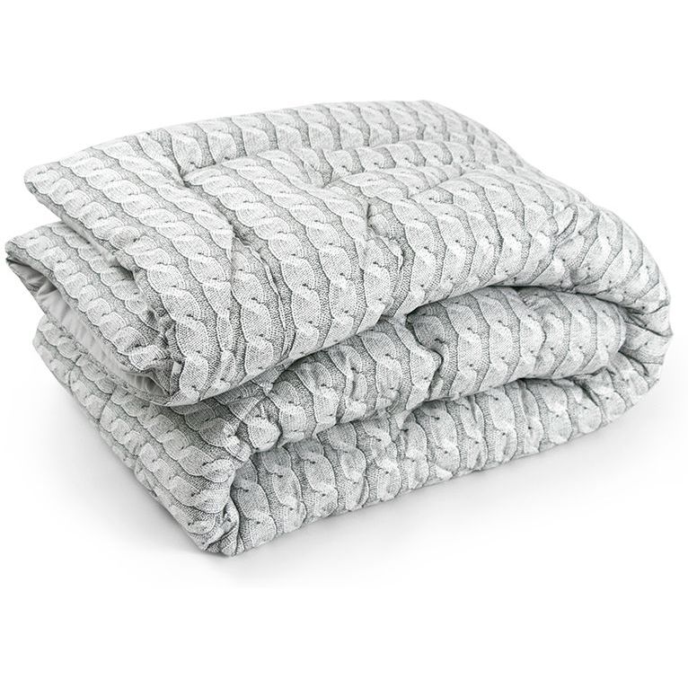 Одеяло силиконовое Руно Grey Braid, 220х200 см (Р322.52_Grey Braid) - фото 1