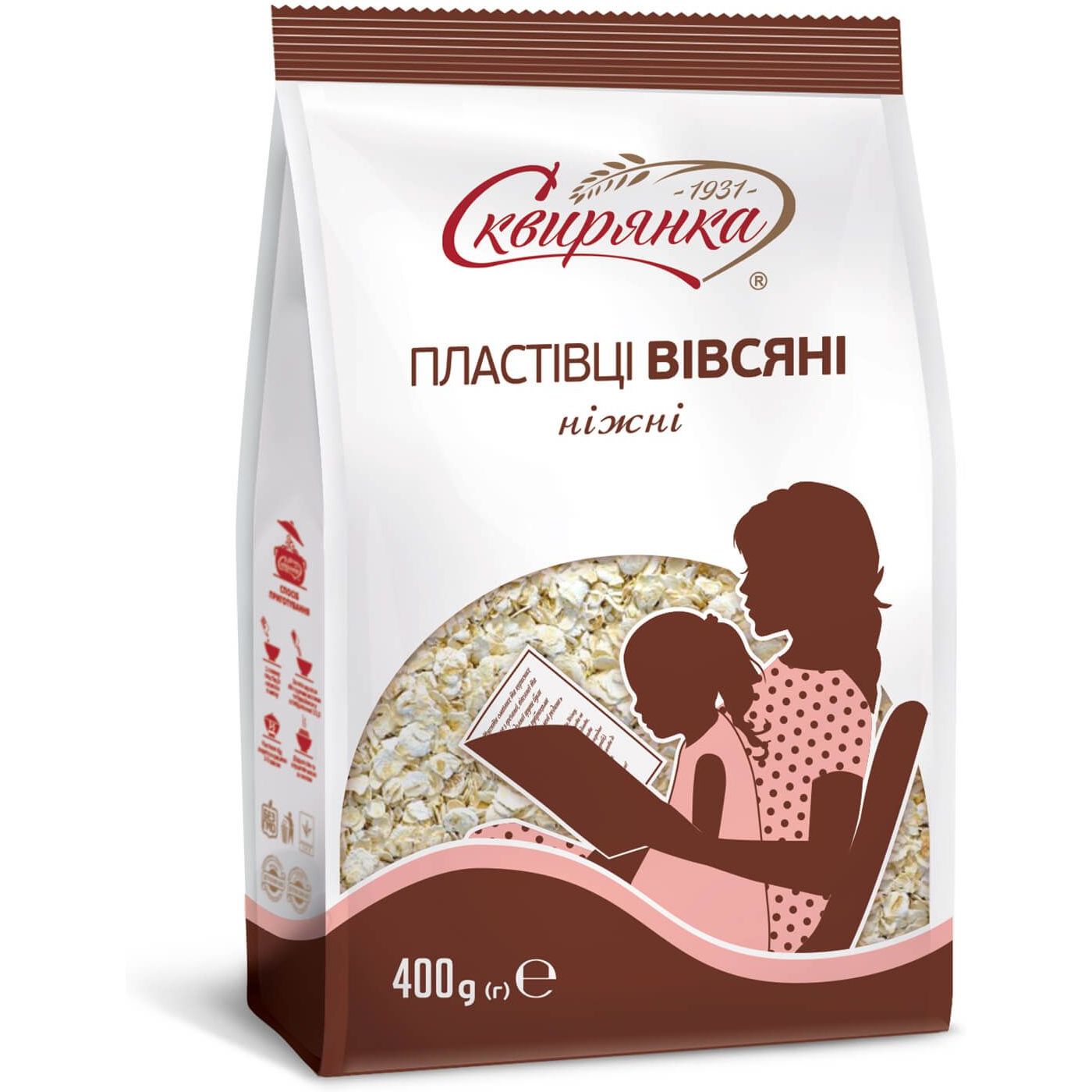 Пластівці вівсяні Сквирянка ніжні 400 г (775456) - фото 3