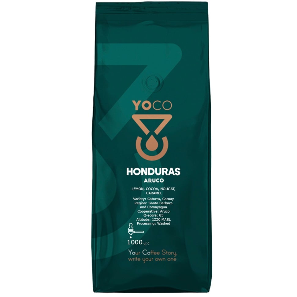 Кава в зернах YoCo Honduras Aruco Еспресо 1 кг - фото 1