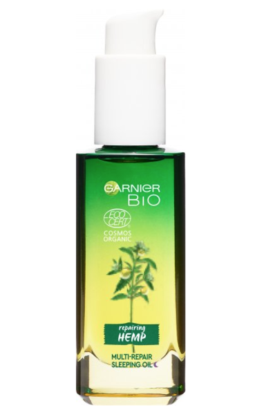 Набір крем-гель Garnier Skin Naturals Bio з ефірною олією коноплі, 50 мл + нічна олія Garnier Skin Naturals Bio з ефірною олією коноплі, 30 мл - фото 4