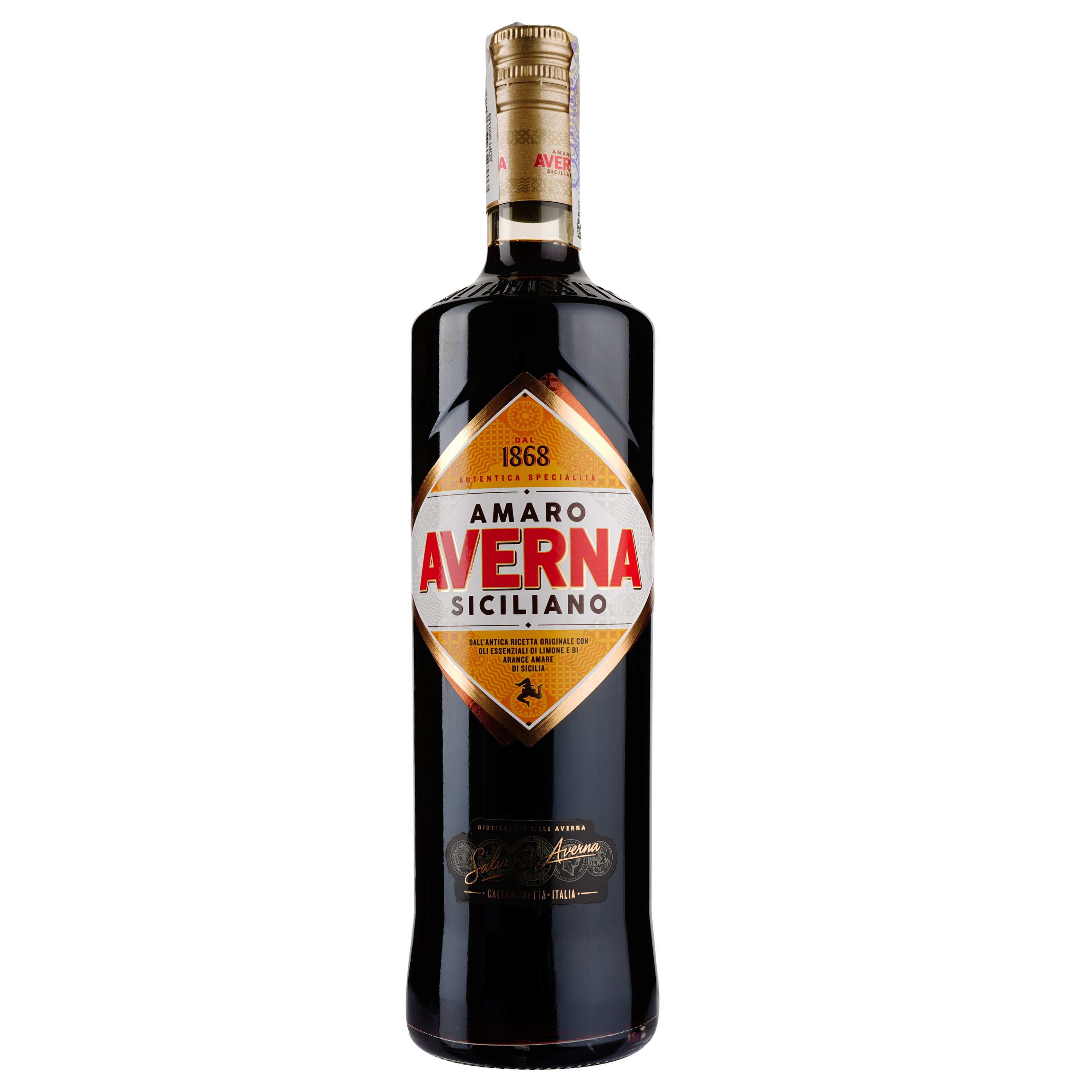 Ликер Averna Amaro Siciliano, 29%, 1 л (852045) - фото 1