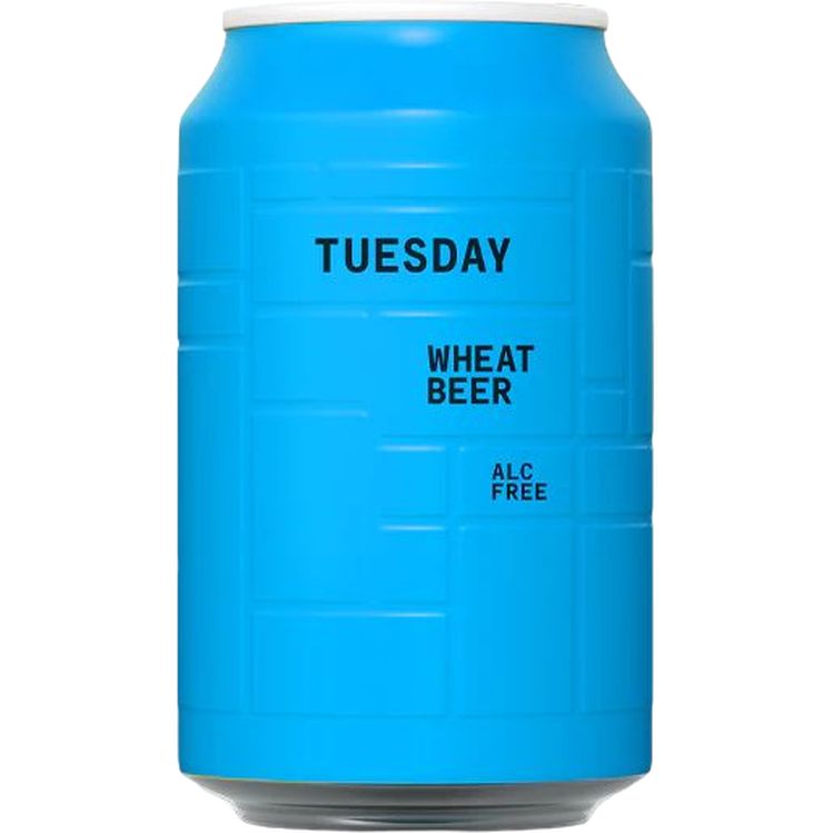 Пиво безалкогольное And Union Tuesday AF Wheаt Beer пшеничное нефильтрованное ж/б 0.33 л - фото 1