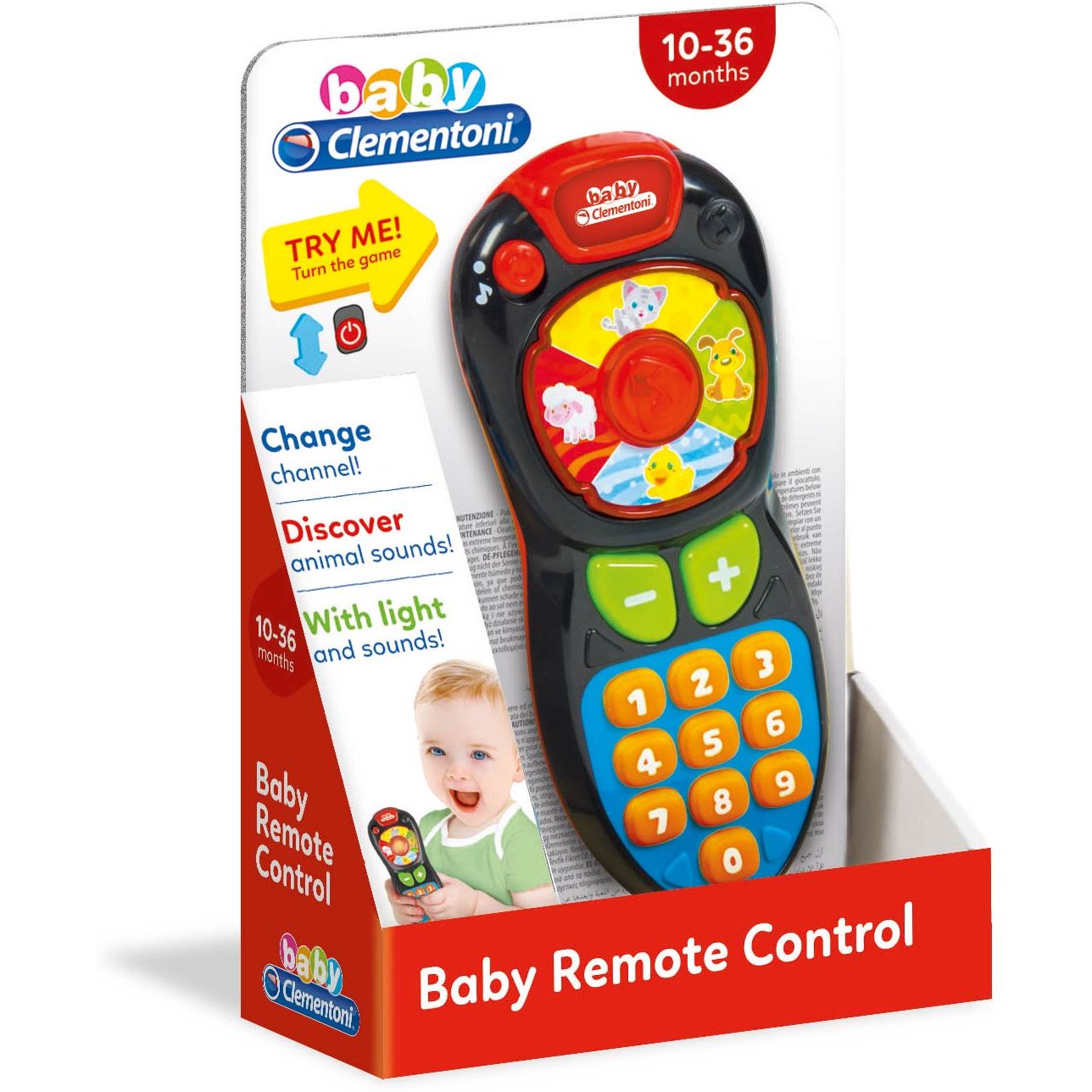 Игрушка музыкальная Baby Clementoni Baby Remote Control (17180) - фото 4