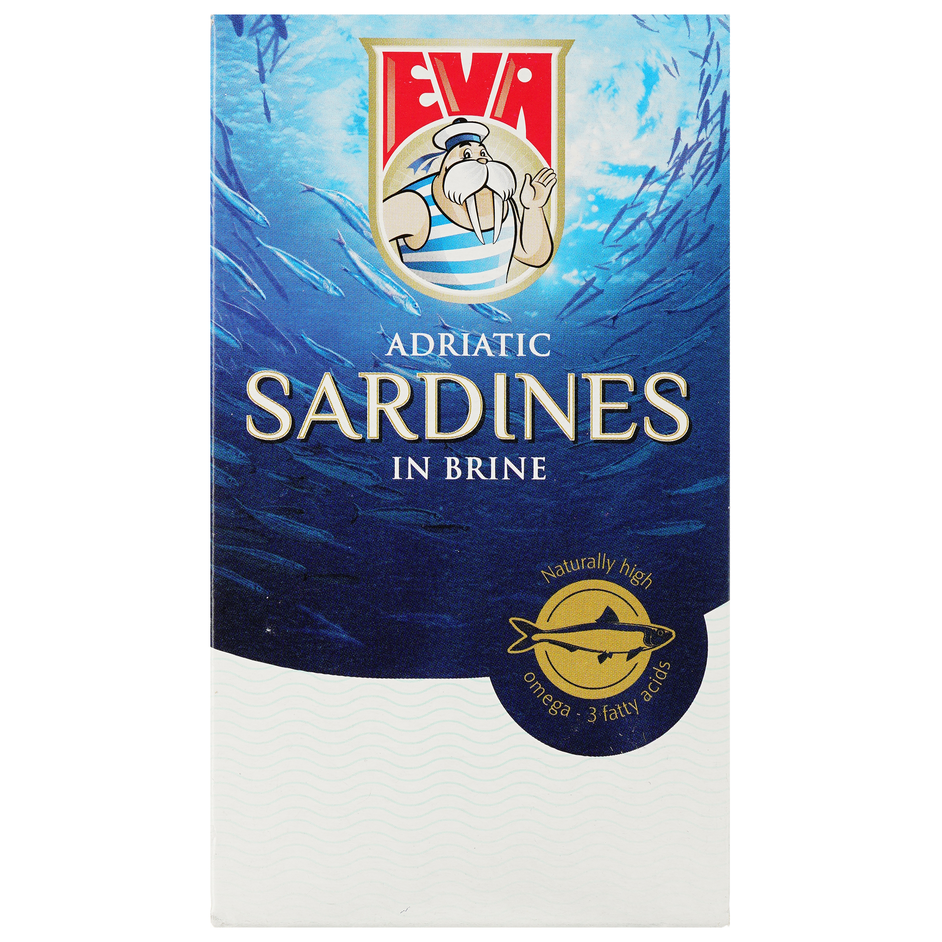 Сардины EVA в рассоле с добавлением масла 115 г (877798) - фото 1