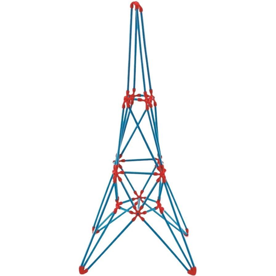 Конструктор Hape Flexistix Ейфелева вежа бамбуковий 62 деталі (E5563) - фото 1