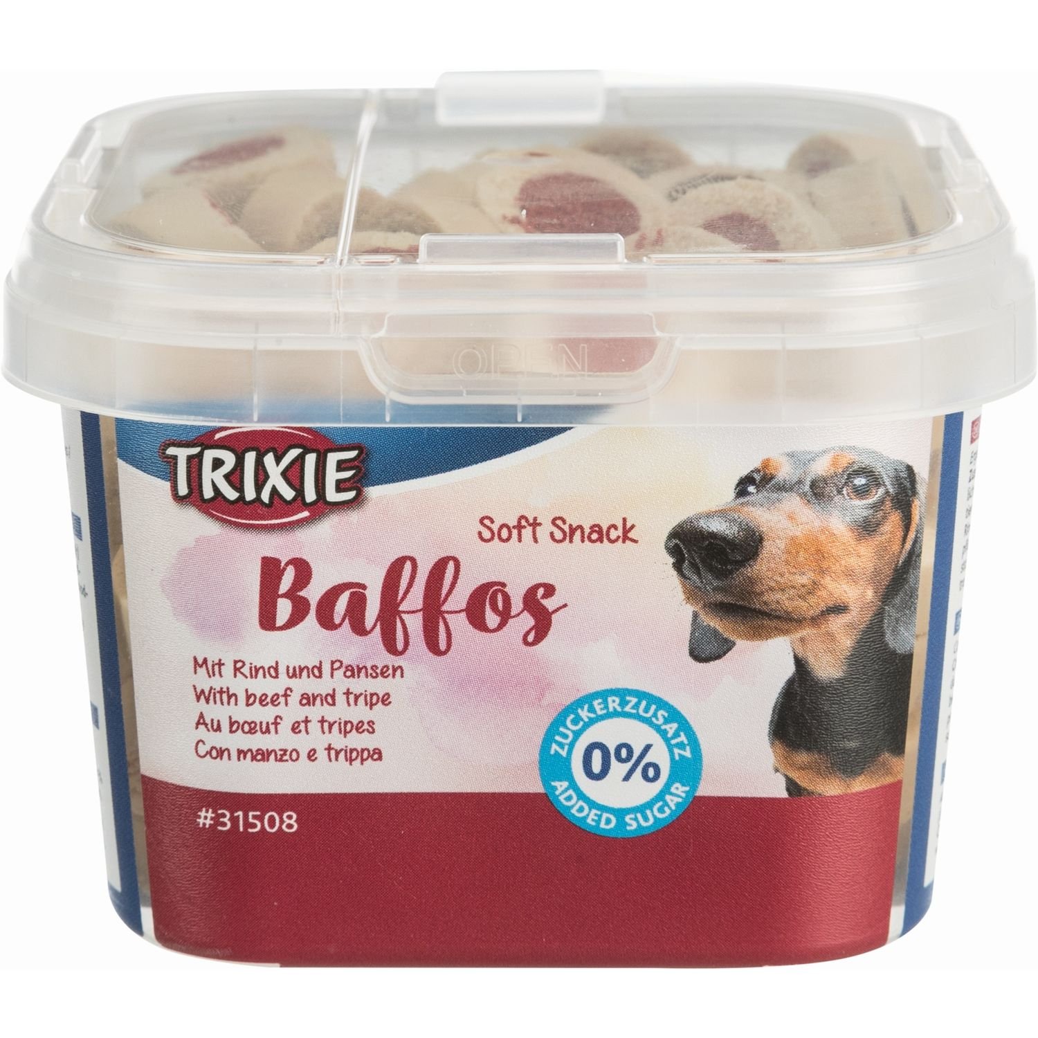 Ласощі для собак Trixie Baffos, яловичина, 140 г (31508) - фото 1