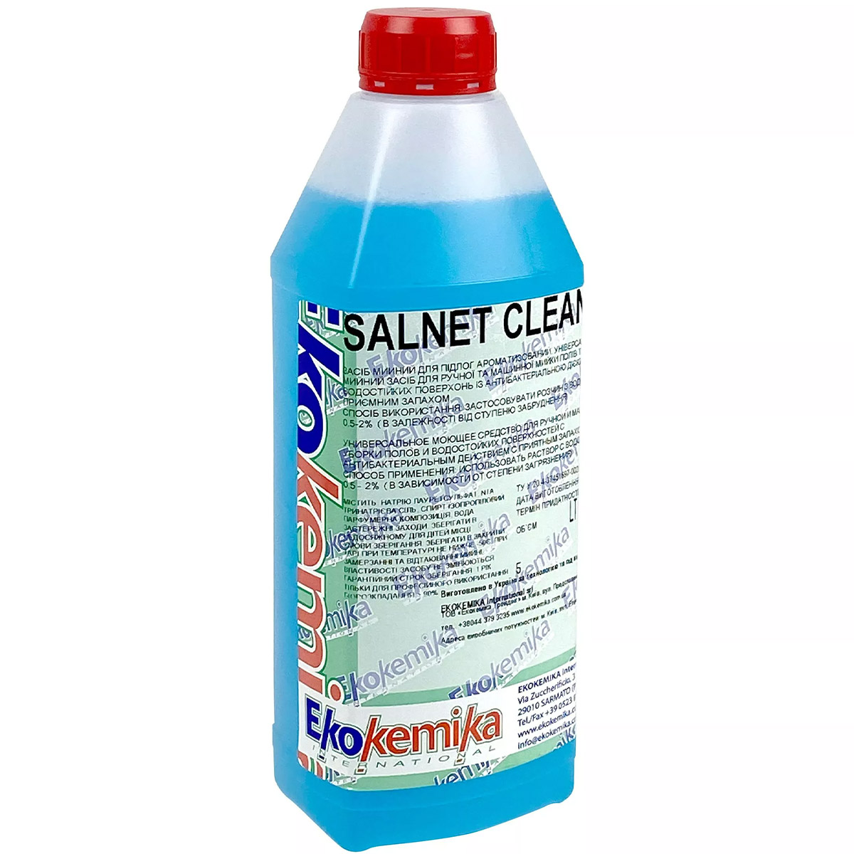 Средство для мытья полов и водостойких поверхностей Ekokemika Salnet Clean 1 л - фото 1