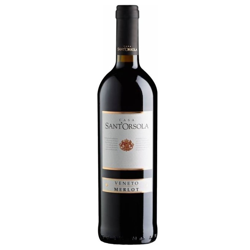 Вино Sant'Orsola Merlot, 11,5%, 0,75 л - фото 1