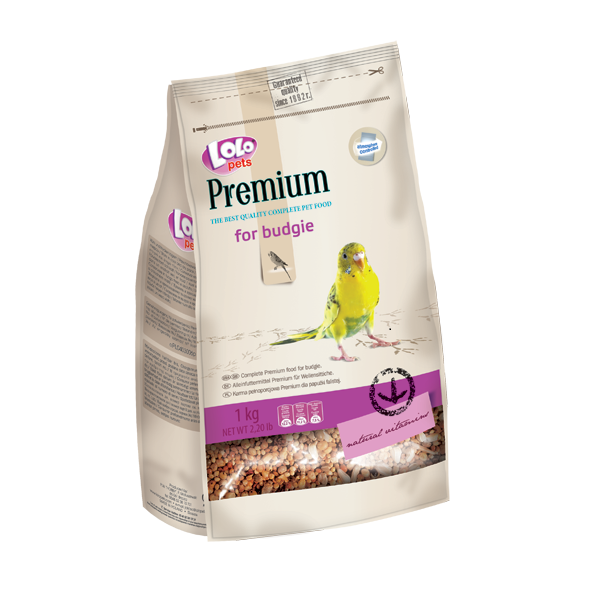 Корм для хвилястих папуг Lolopets Premium, 1000 г (LO-70212) - фото 1