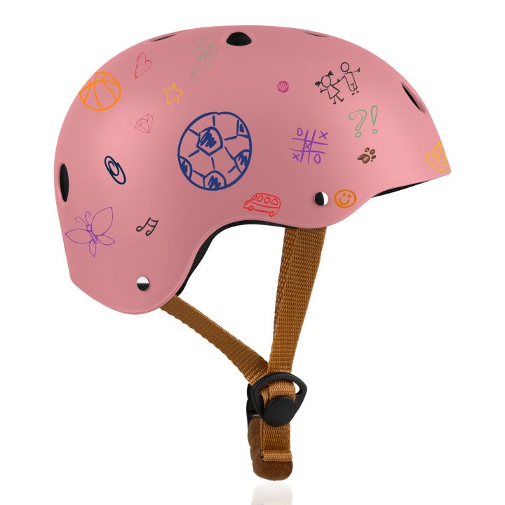 Велошолом Lionelo Helmet Pink Rose (LO-HELMET PINK ROSE) - фото 9