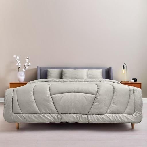 Набор постельного белья Ideia Oasis с одеялом, полуторный, перламутрово-серый (8000035247) - фото 1